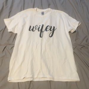 WIFEY white tee!
